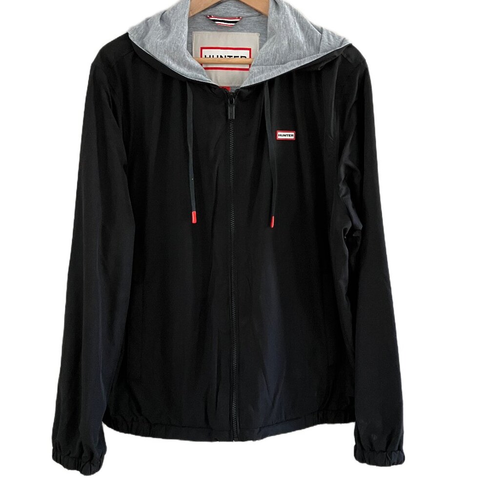 NEW Hunter Men's Baltico JERSEY Lined Jacket size L & XXL $199 NWT BLACK - Picture 1 of 16